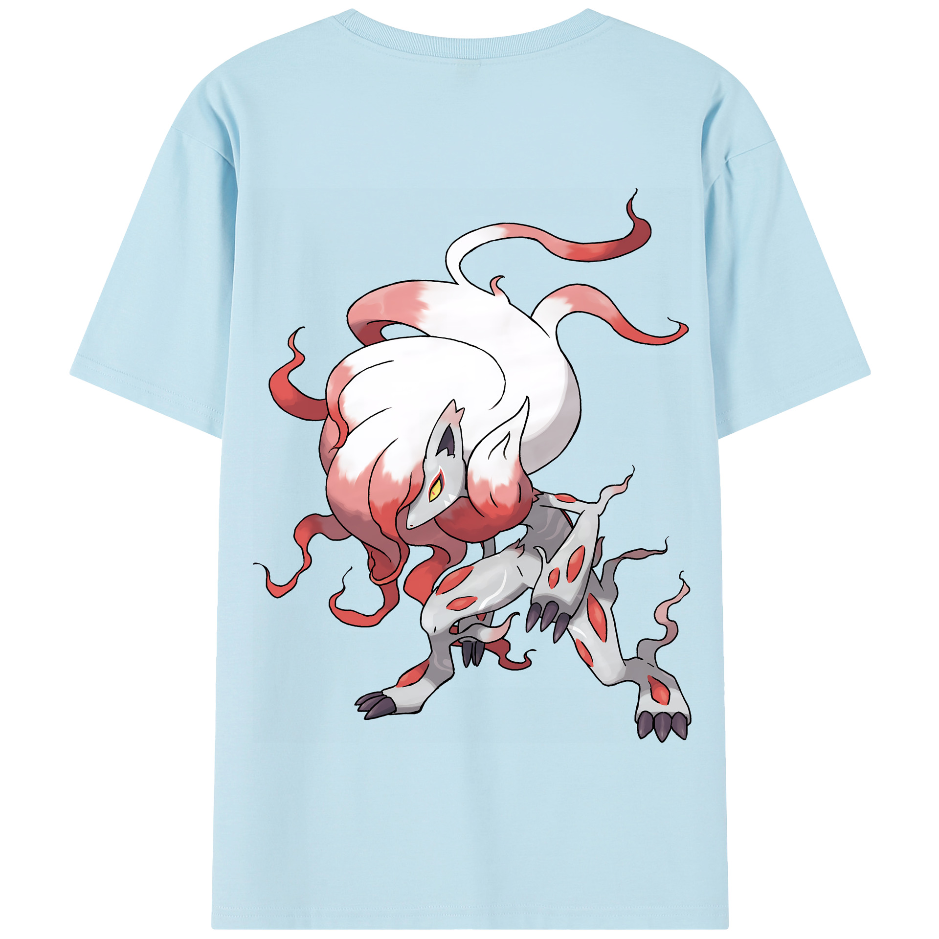 （画像用） ポケットモンスター Pokémon 綿100％半袖Tシャツ（背面プリント）